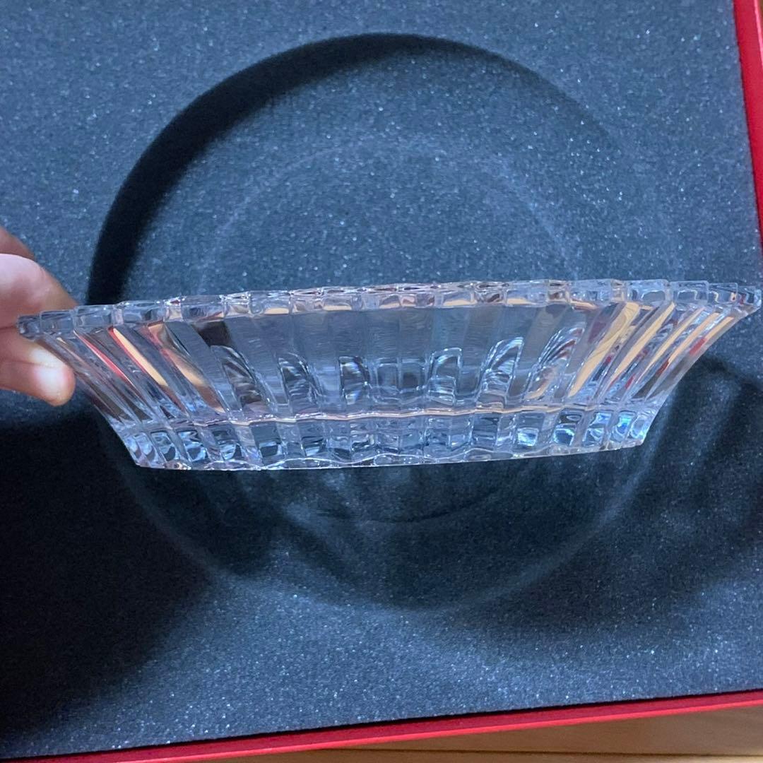 美品 バカラ ミルニュイ サラダ ディッシュ プレート 深皿 箱入