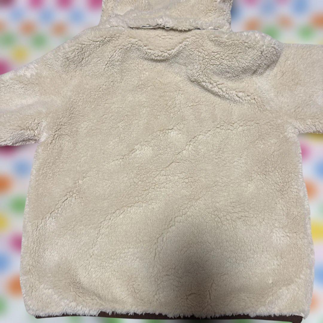 【現行品】ミキハウス　ダブルビー　モコモコ　アウター　ジャンバー　110cm