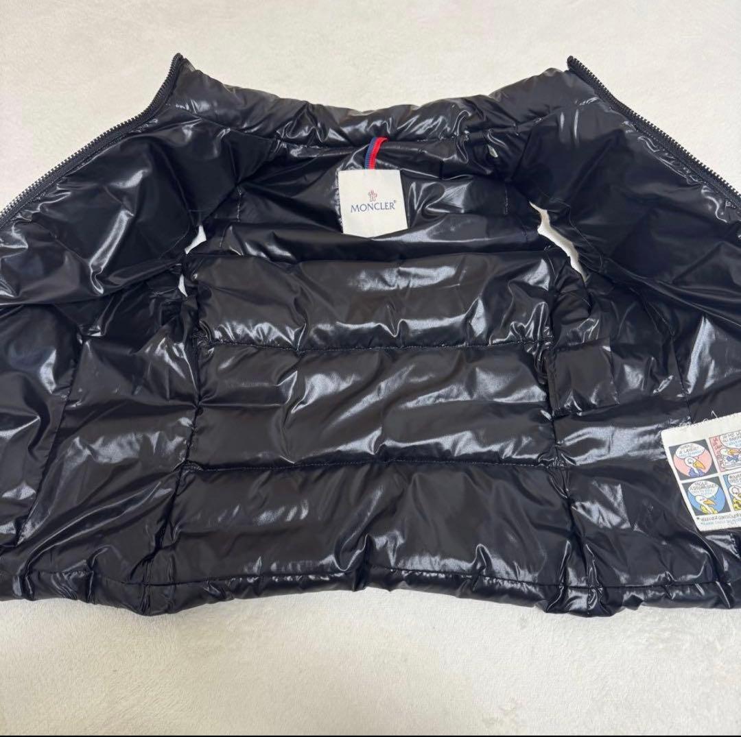✨美品✨モンクレール ダウンベスト GAHANA ロゴ ワッペン 黒 0サイズ