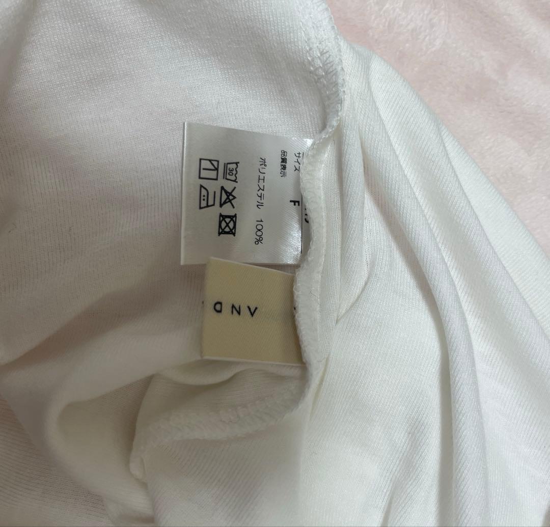 トップス ANDMARY Dorothy heart tops beige