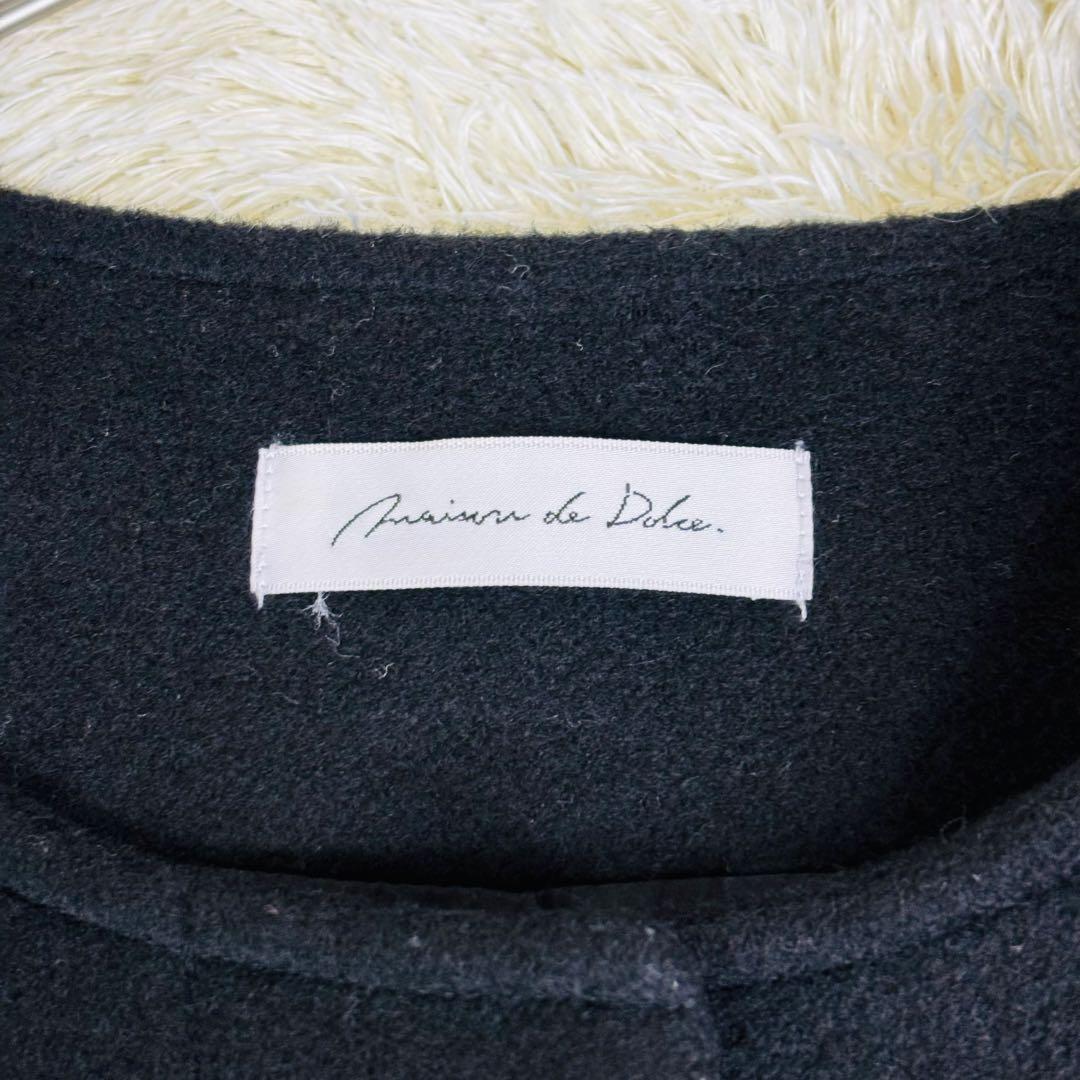 maison de Dolce. ケープコート ポンチョ ノーカラー ベルト