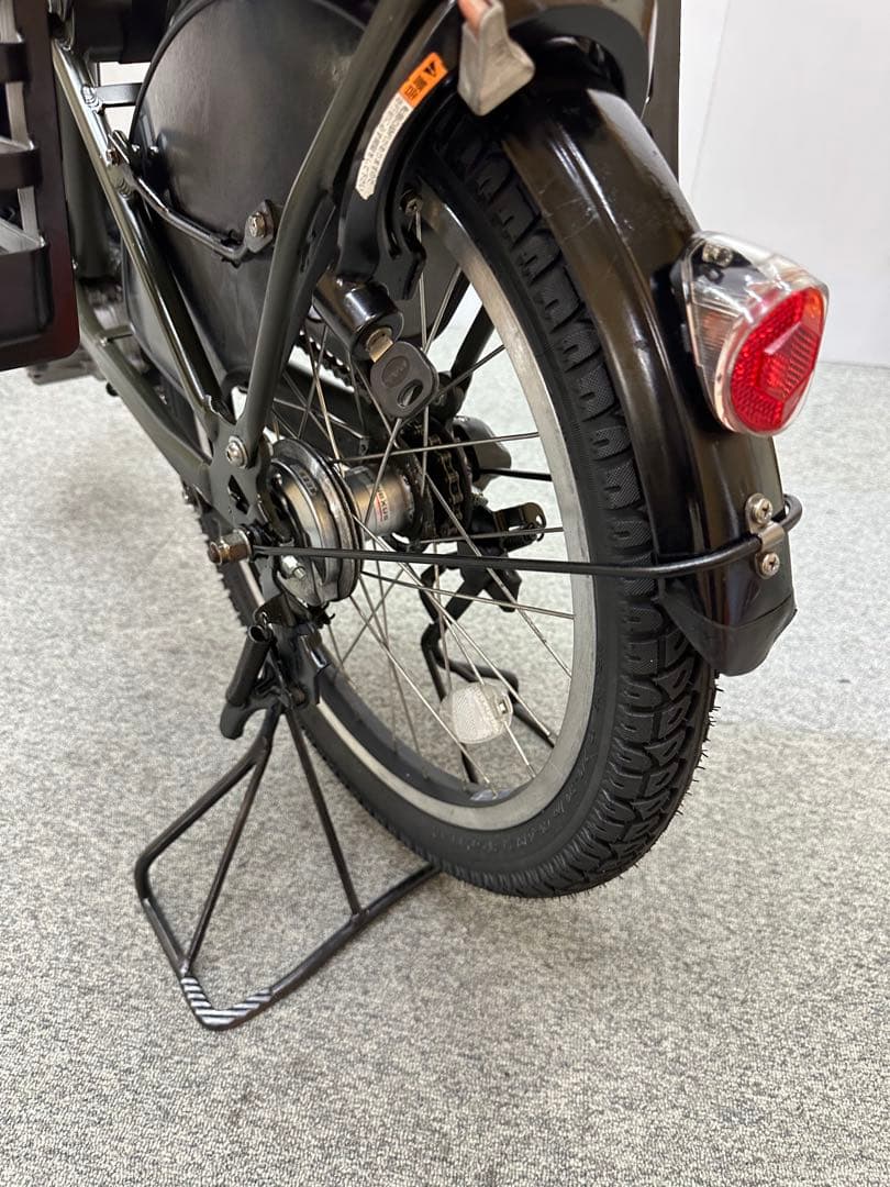 Yamaha パスKISS チャイルドシート付き電動自転車　大型フロントカゴあり