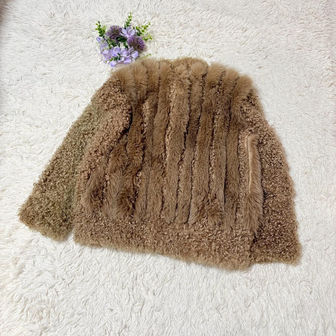 EMBA 　エンバ　ラムファー　×　フォックスファー　ジャケット　アウター