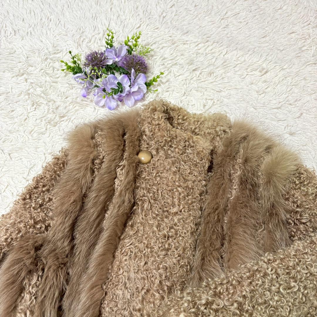 EMBA 　エンバ　ラムファー　×　フォックスファー　ジャケット　アウター