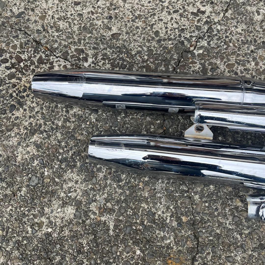 ドラッグスター400クラシック取り外し　純正マフラー　車検用　中古