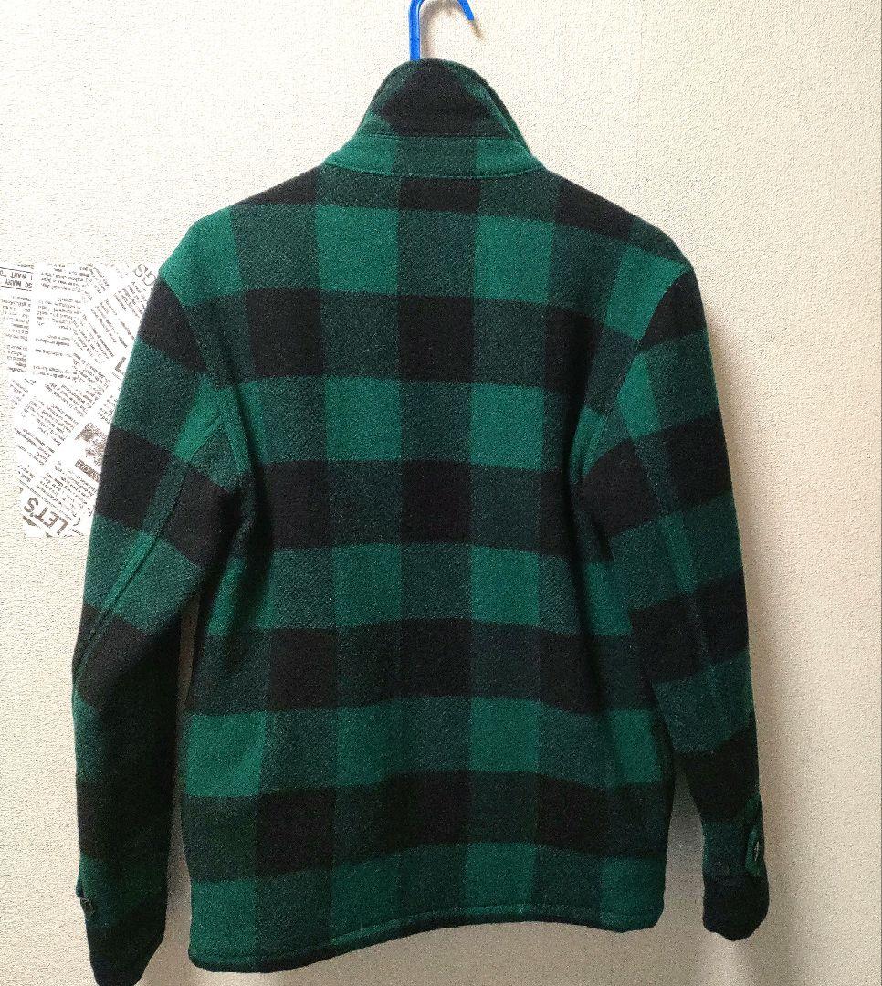 ファイブブラザー C.P.O ジャケット FIVE BROTHER　緑×黒　L