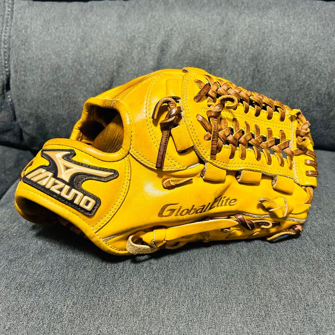 ミズノ グローバルエリート 一般軟式内野用グローブ　Lv 超人気