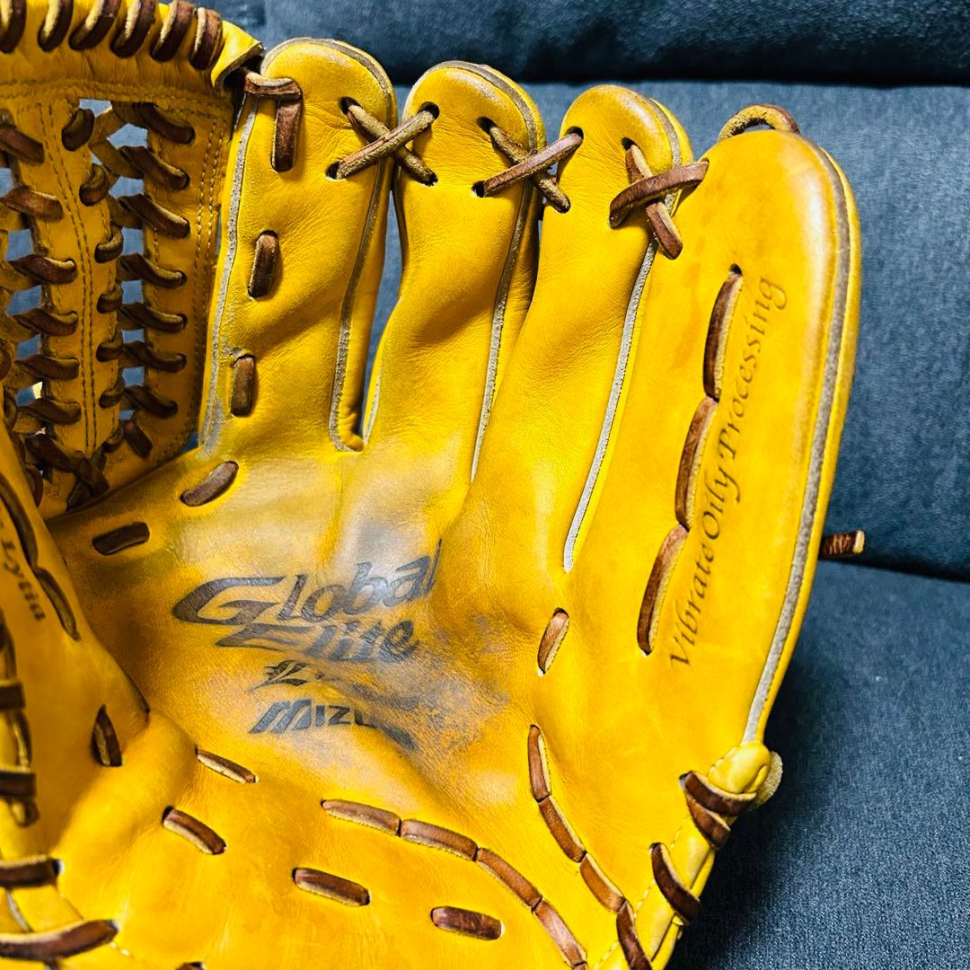 ミズノ グローバルエリート 一般軟式内野用グローブ　Lv 超人気