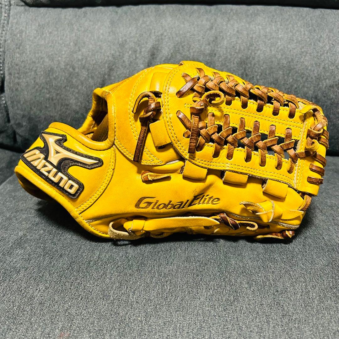 ミズノ グローバルエリート 一般軟式内野用グローブ　Lv 超人気