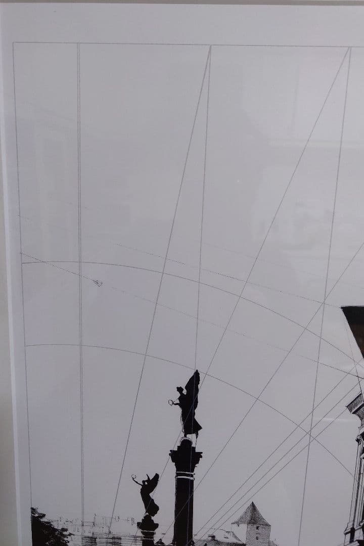 小沢隆一郎　リトグラフ　ＨＯＮＤＡ ＮＳＸ人気の第７作「プラハの春」成約時記念品