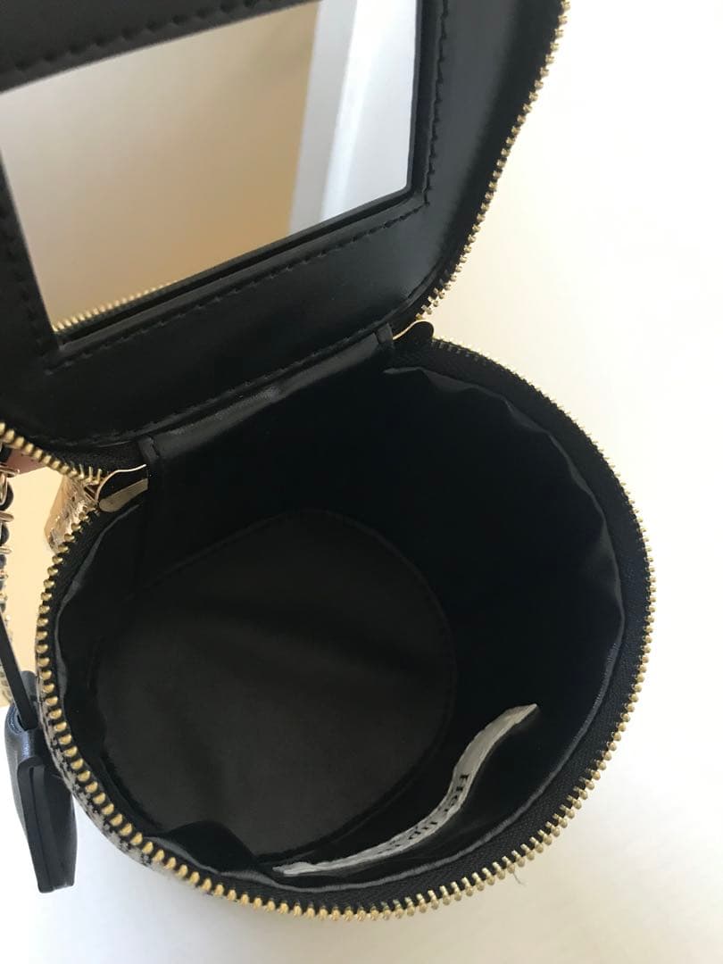 Herlipto Jacquard Mini Vanity Bag ブラック