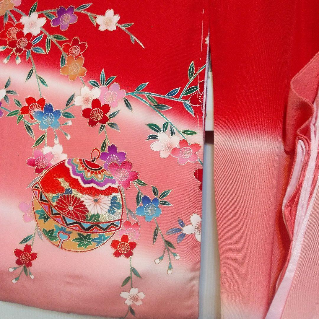 お宮参り お祝い着 女の子 正絹 未使用 No113