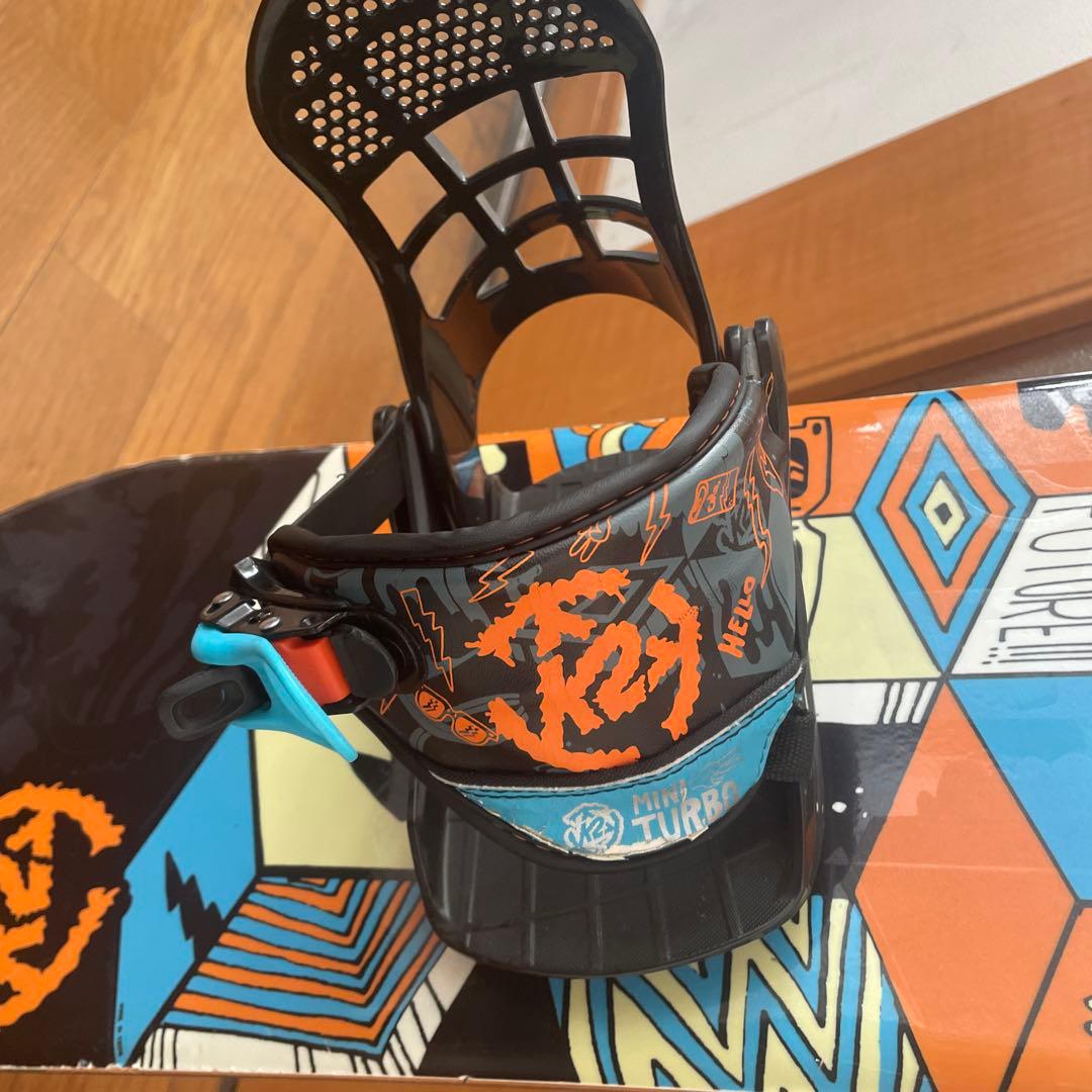 K2 MINI TURBO １００センチ スノーボード バインディング、ブーツ