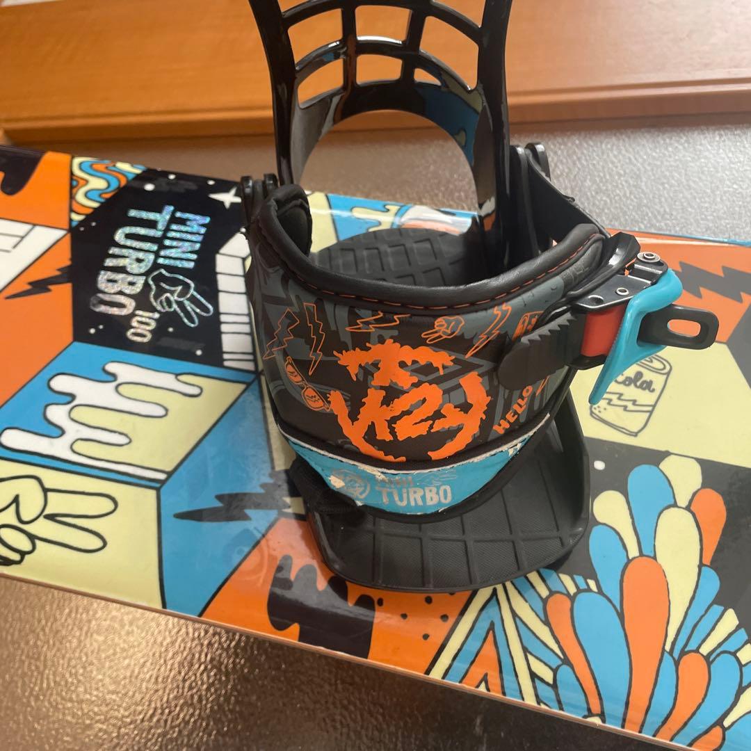 K2 MINI TURBO １００センチ スノーボード バインディング、ブーツ