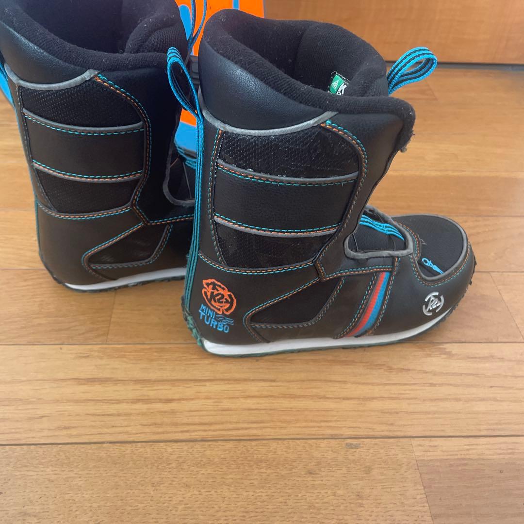 K2 MINI TURBO １００センチ スノーボード バインディング、ブーツ