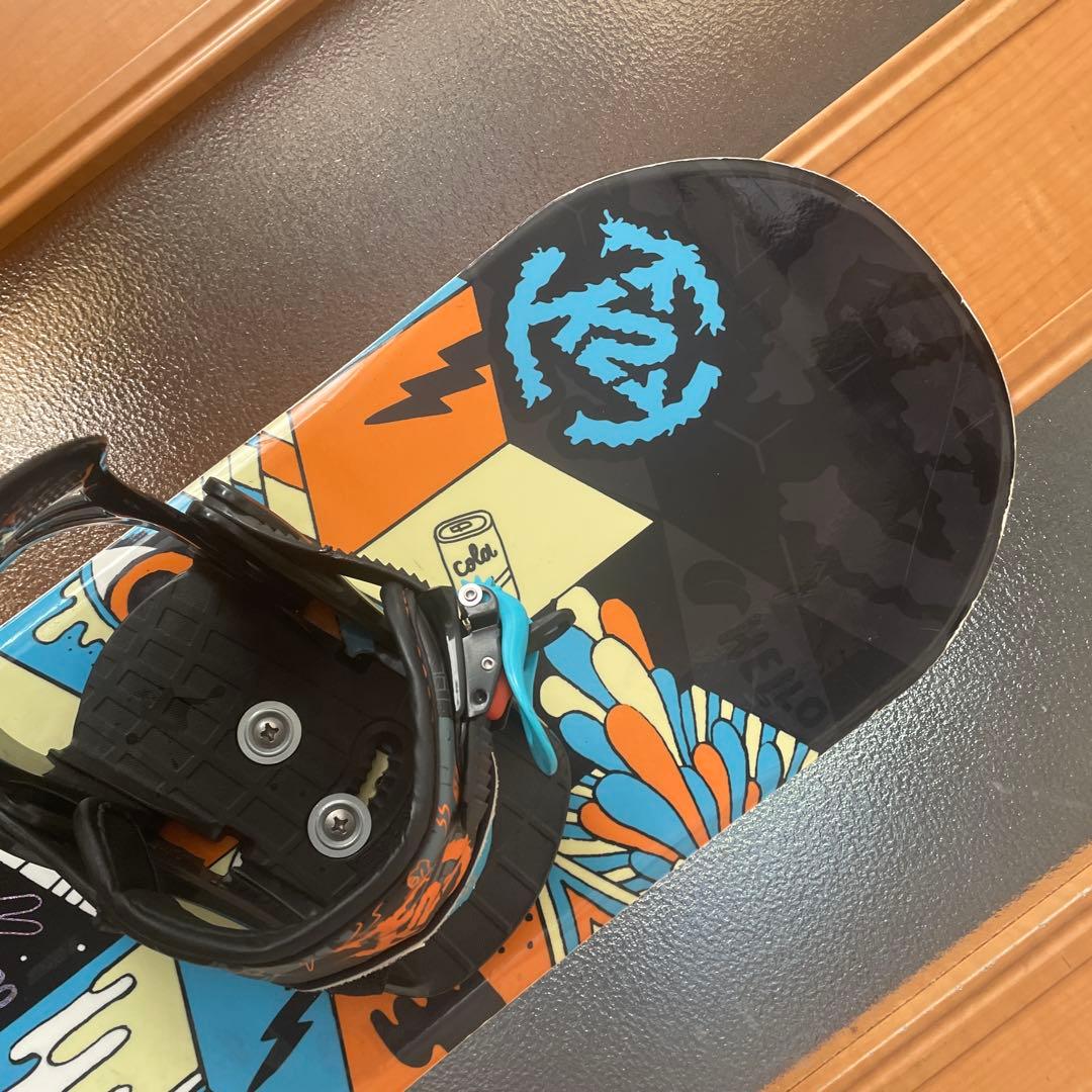 K2 MINI TURBO １００センチ スノーボード バインディング、ブーツ