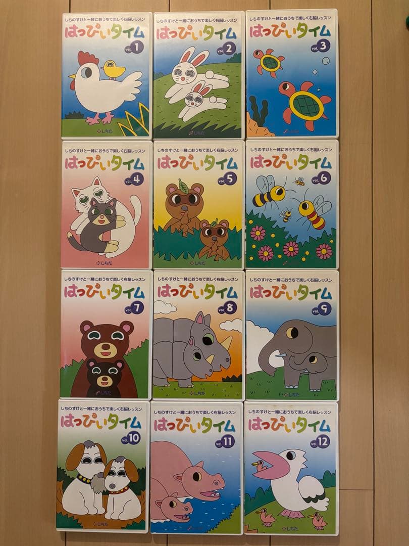 【七田式】ハッピータイム＆もっとハッピータイム DVD 全24巻セット 知育教材