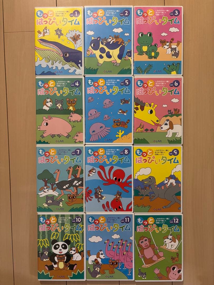 【七田式】ハッピータイム＆もっとハッピータイム DVD 全24巻セット 知育教材