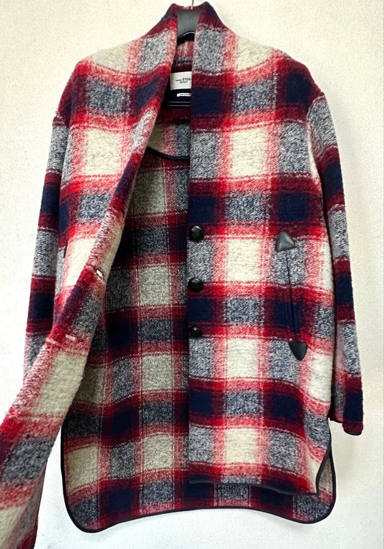 ISABEL MARANT ETOILE チェック柄コート 美品