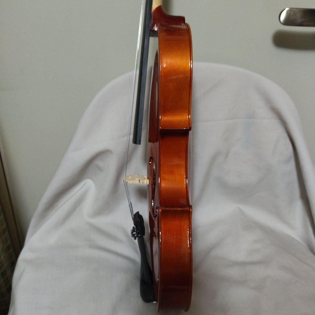 ♥新品未使用4/4♥初心者用バイオリン♥値引済♥弓、ケース、松脂付き