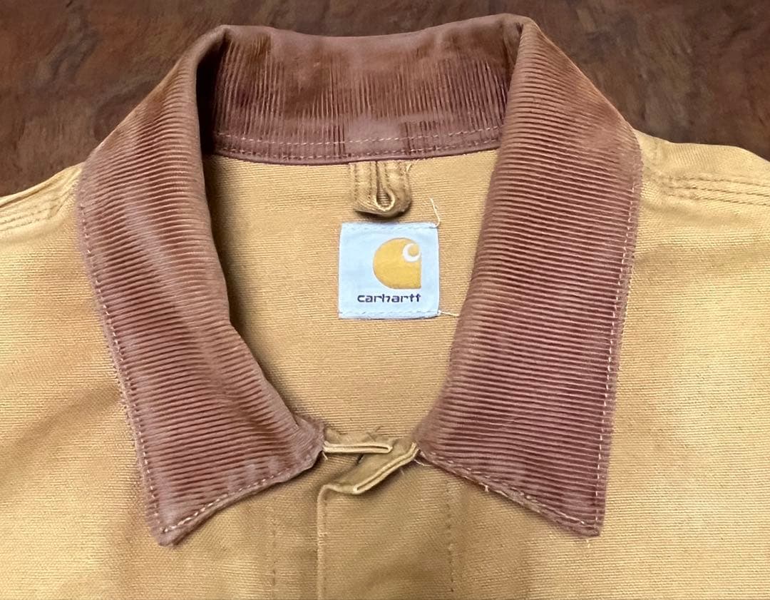 カーハート ダック × コーデュロイ カバーオール エンジニア ワークジャケット