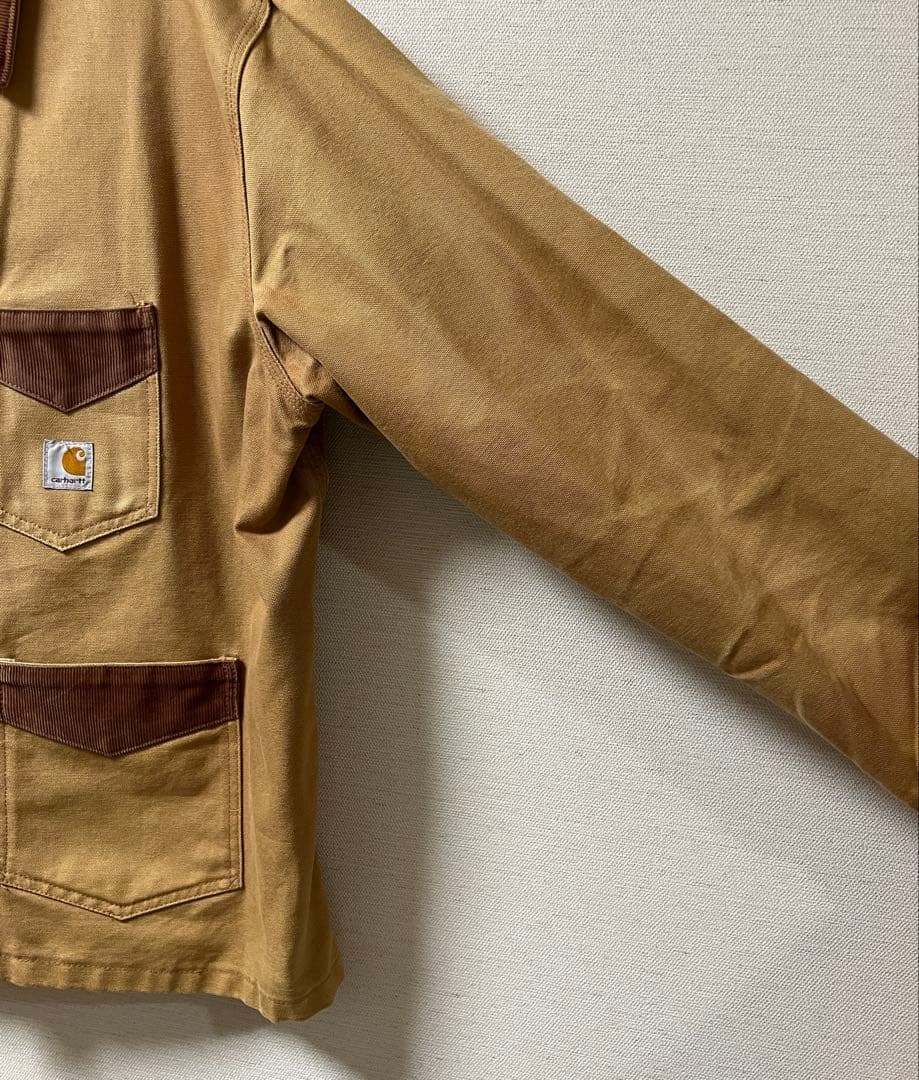 カーハート ダック × コーデュロイ カバーオール エンジニア ワークジャケット