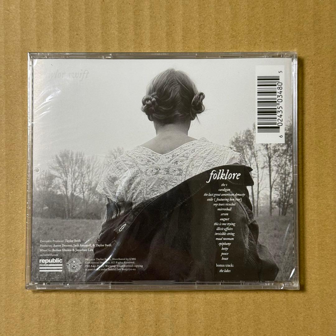 Taylor Swift Folklore サイン入りCD