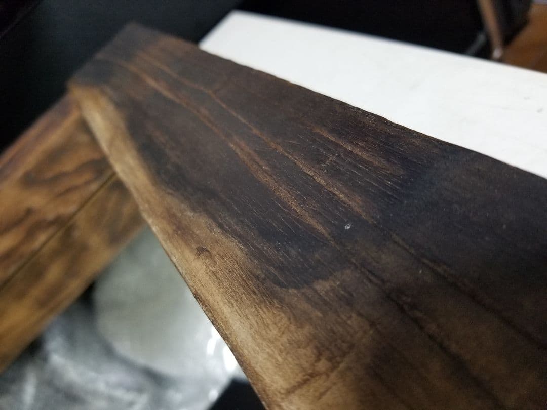 古木材　無垢　オールド　エルム　楡の木　ガラス管　ウォール　ミラー　壁掛け　鏡