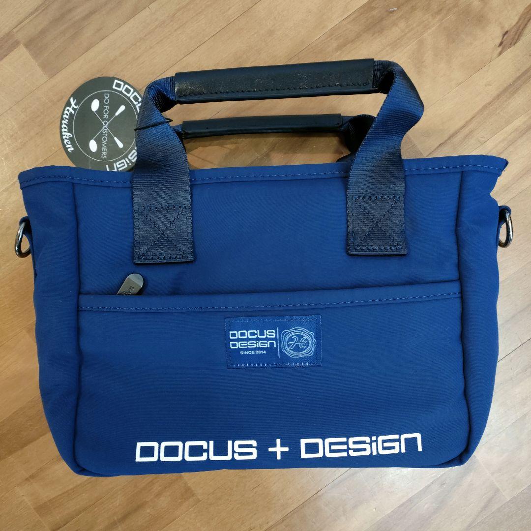 ☆新品未使用☆DOCUS ドゥーカス カートラウンドバックストラップ付ネイビー