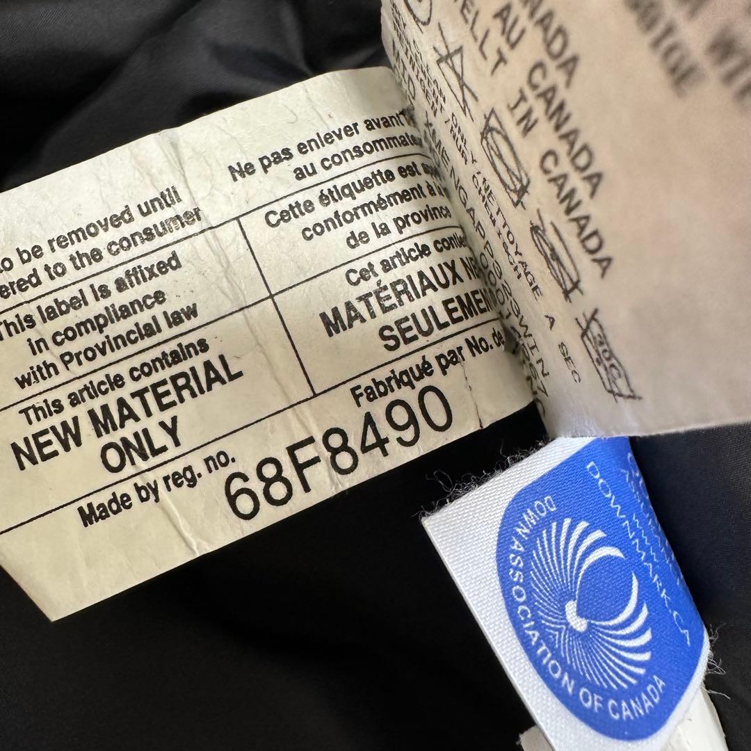 極美品 カナダグース フリースタイル ネイビー ダウンベスト ロゴワッペン XS