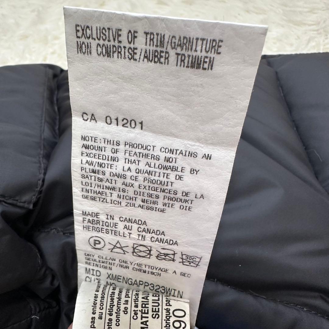 極美品 カナダグース フリースタイル ネイビー ダウンベスト ロゴワッペン XS