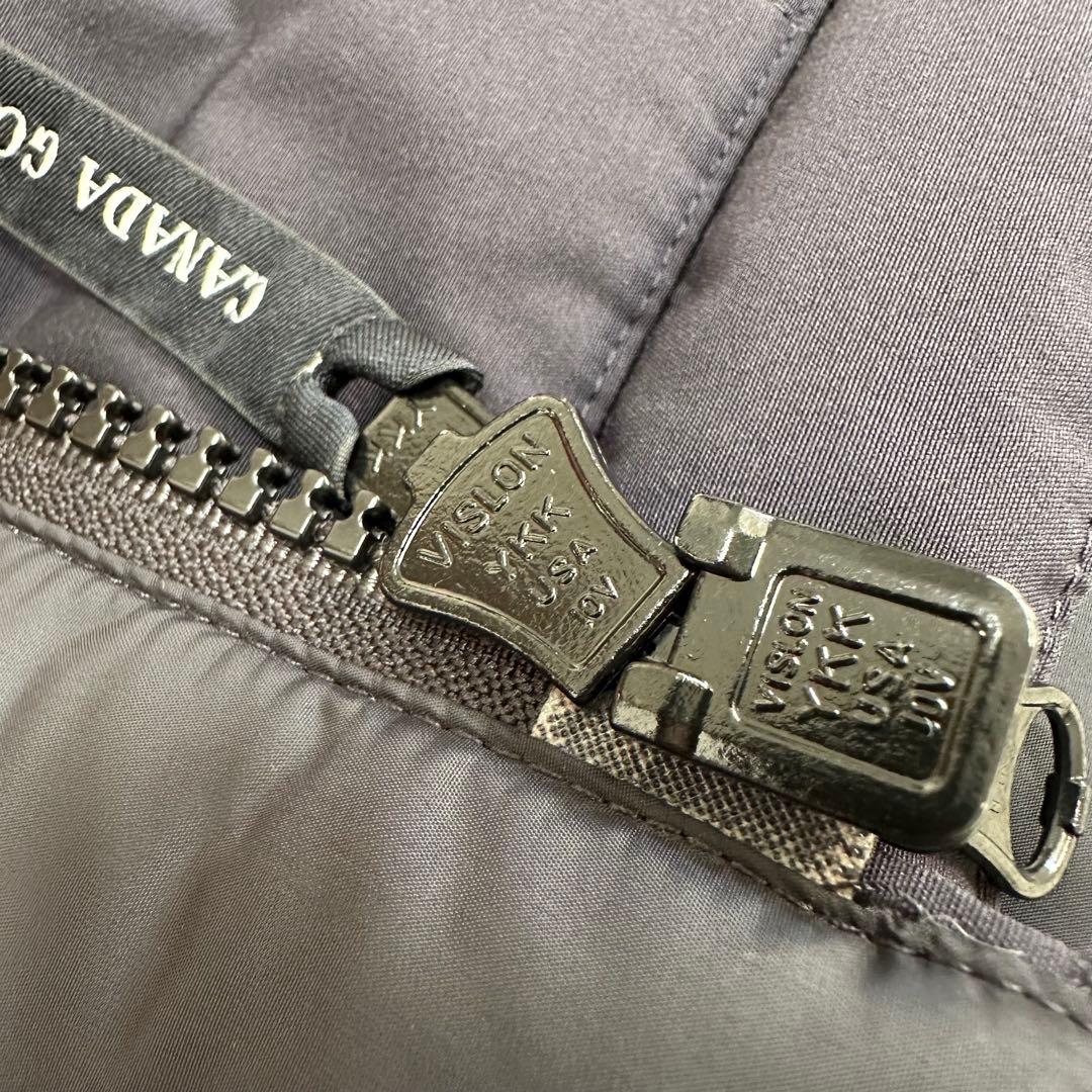 極美品 カナダグース フリースタイル ネイビー ダウンベスト ロゴワッペン XS