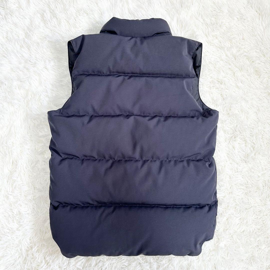 極美品 カナダグース フリースタイル ネイビー ダウンベスト ロゴワッペン XS