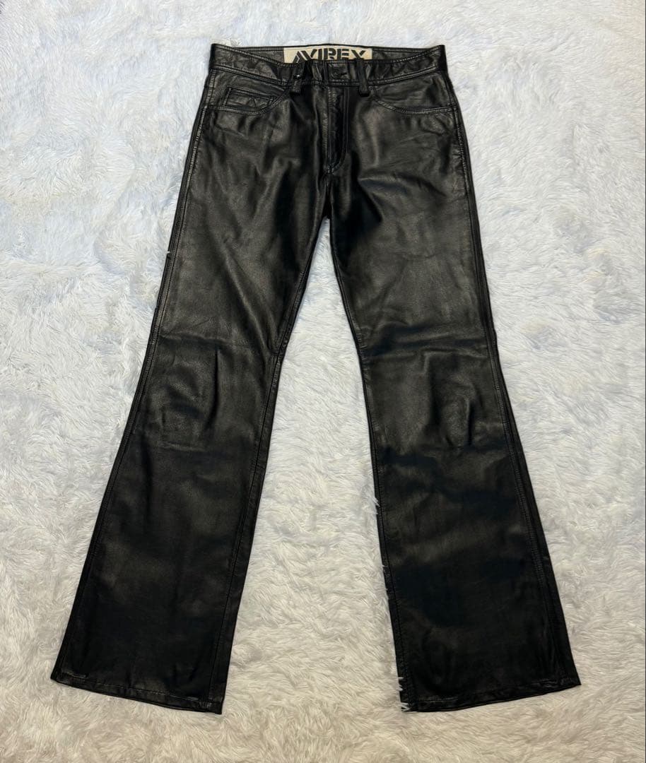 アビレックス　レザーパンツ　牛革　サイズXL