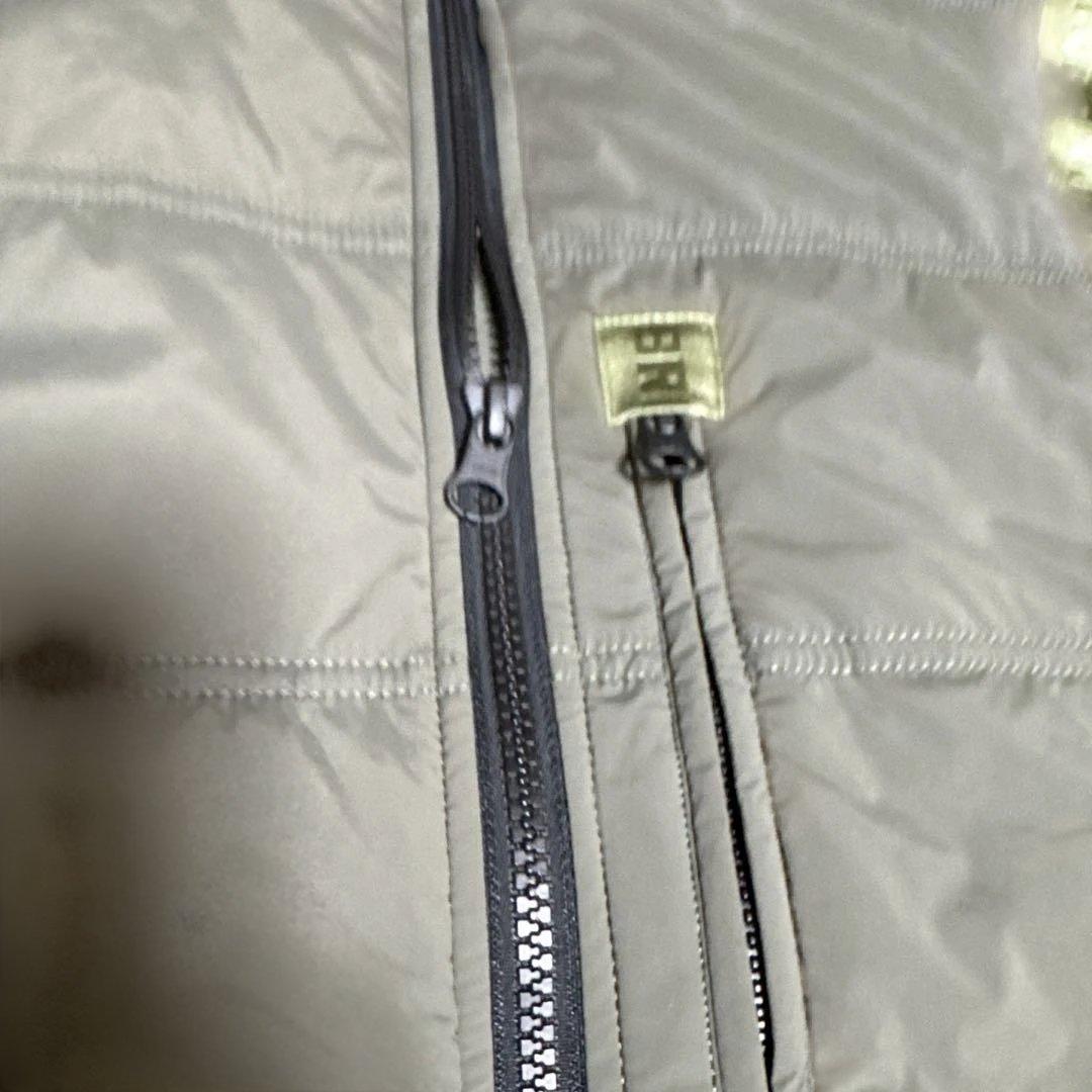 ブリフィングBRIEFING メンズブルゾン　パデットジャケットグリーン