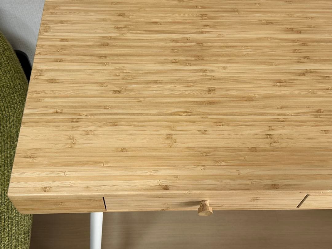 【送料込】IKEA リルオーセン　デスク　竹　バンブー