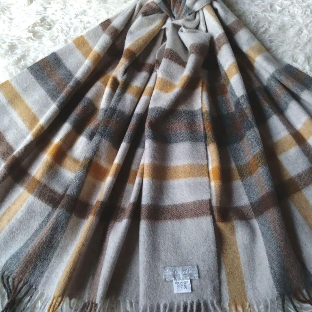 ジョシュアエリス　カシミヤ100%大判ストール　ユナイテッドアローズ