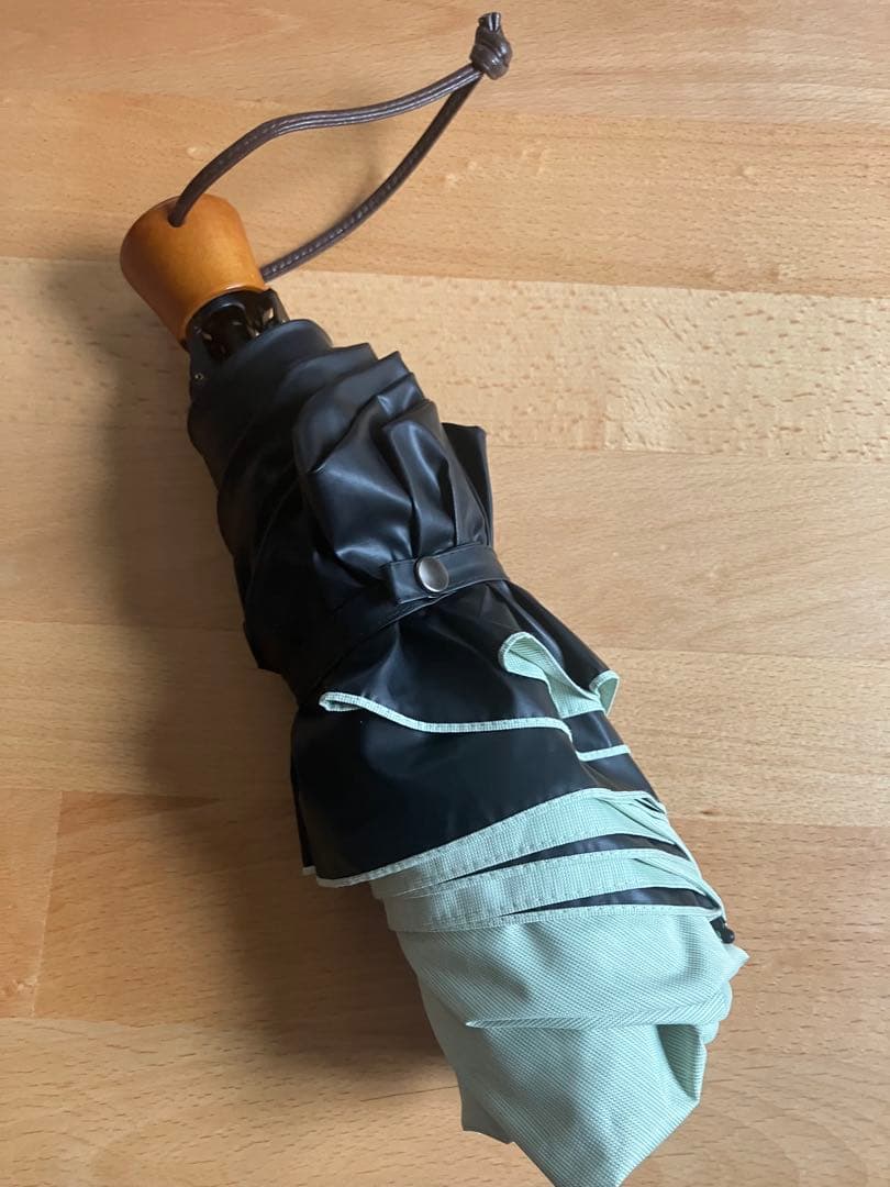 サンバリア100 3段折日傘 グリーン