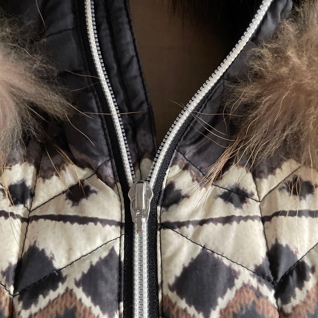 MU sports ファーダウン ウエサコ フードファー腕部分取外し可能 ゴルフ