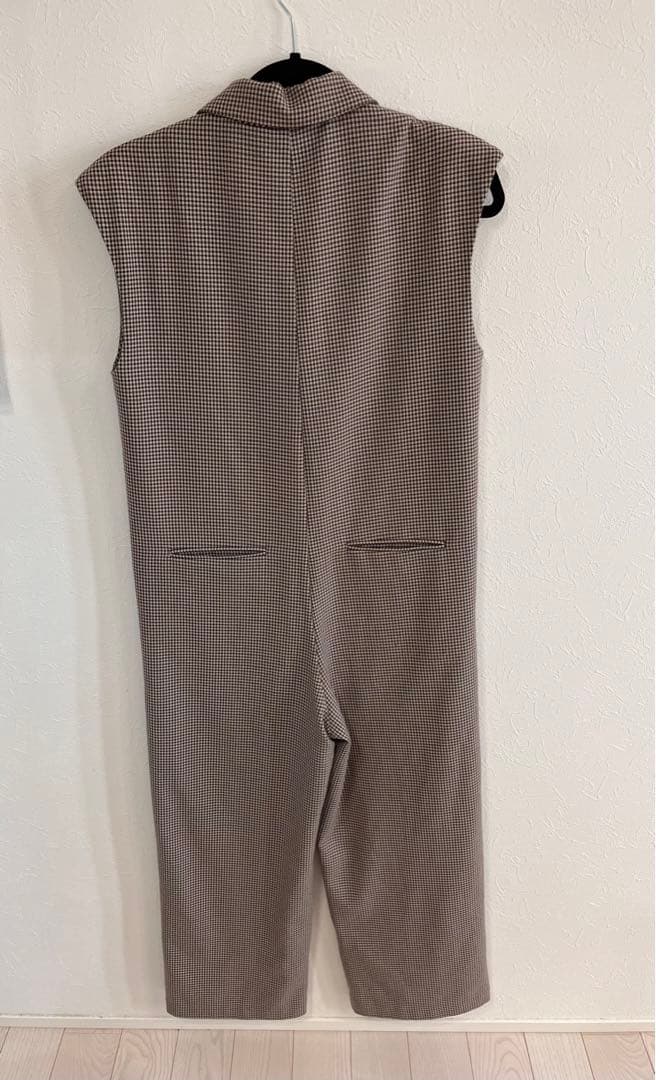 ワンピース Ameri VINTAGE MINI CHECK JACKET ROMPERS