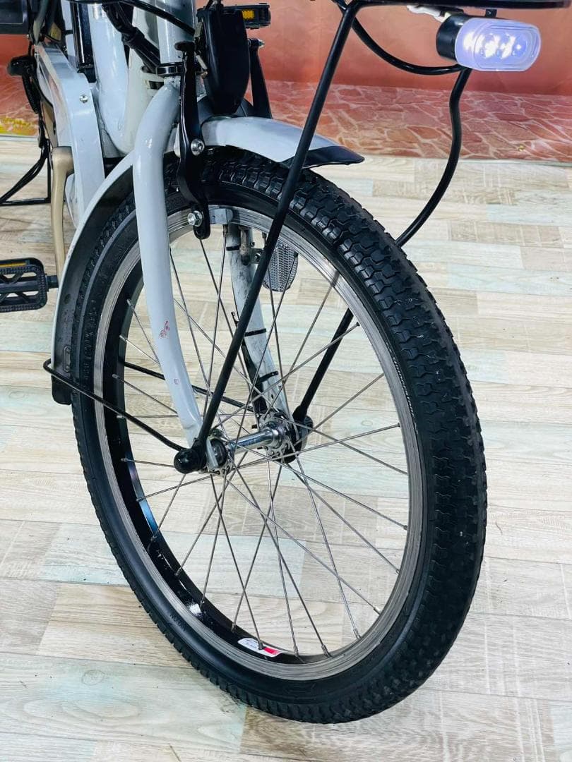 半年保証 ブリヂストン最上級モデル BIKKE2 ブルーグレー⭐️ 子Y2093