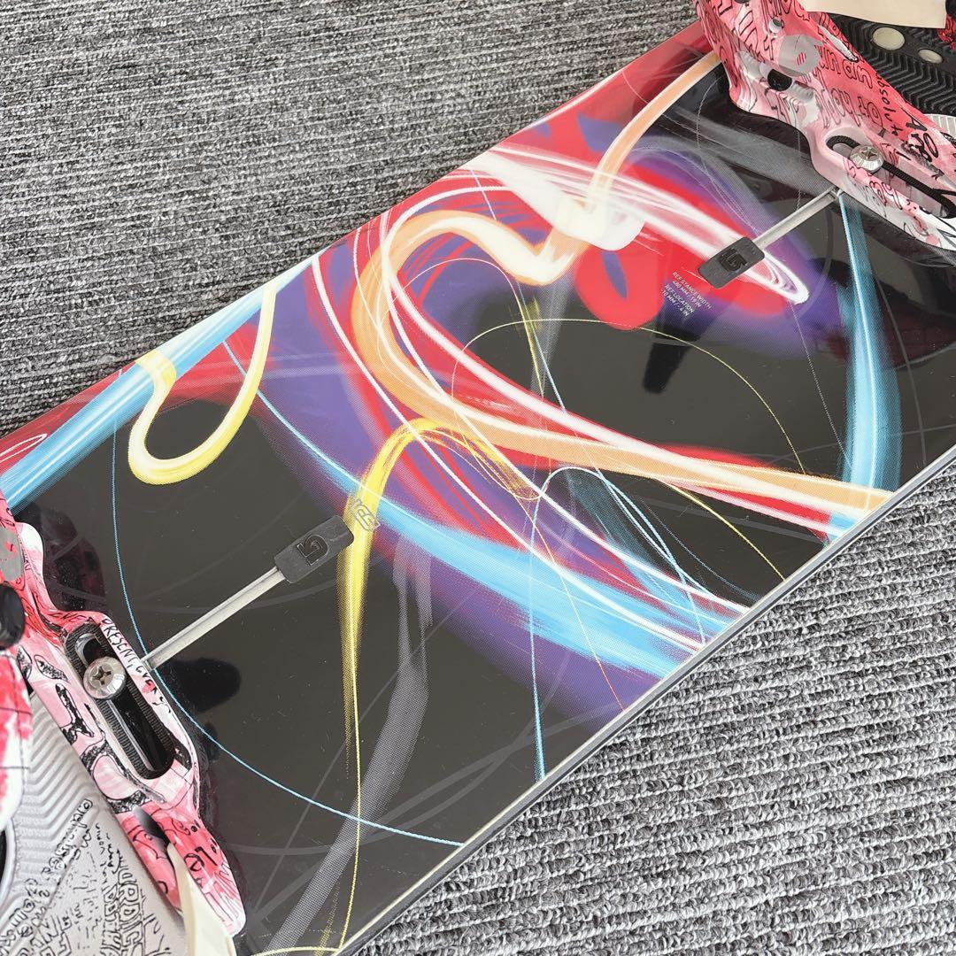 56超豪華❗️バートン/カスタム メンズスノーボードセット★148cm+ビン付