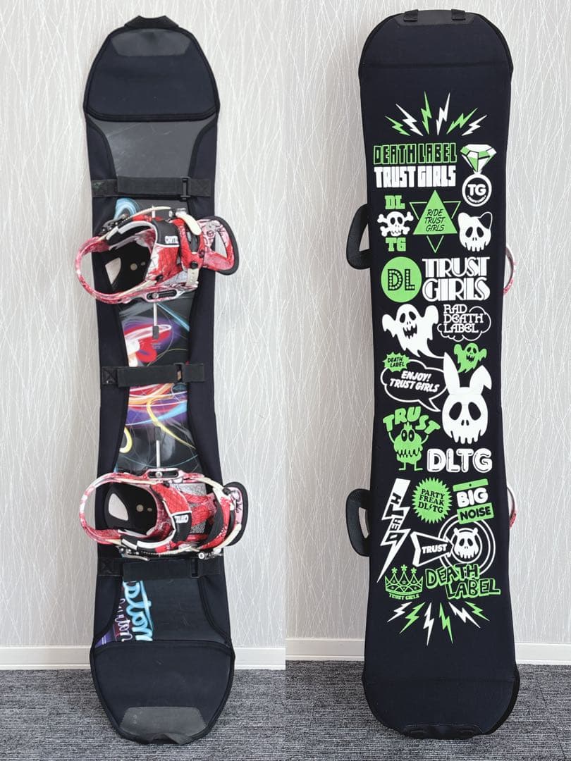 56超豪華❗️バートン/カスタム メンズスノーボードセット★148cm+ビン付