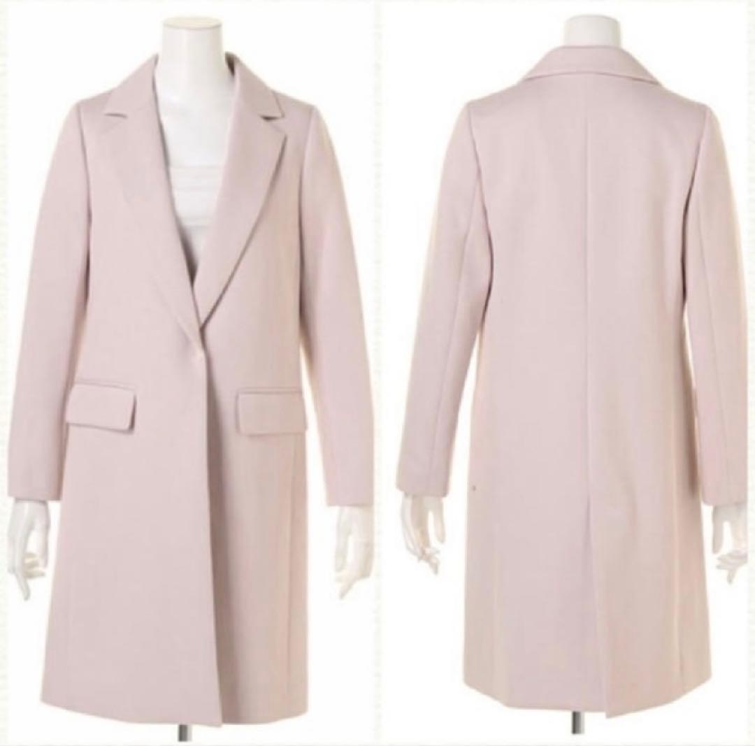 ☆新品☆JUSGLITTY ライトピンク チェスターコート サイズ2