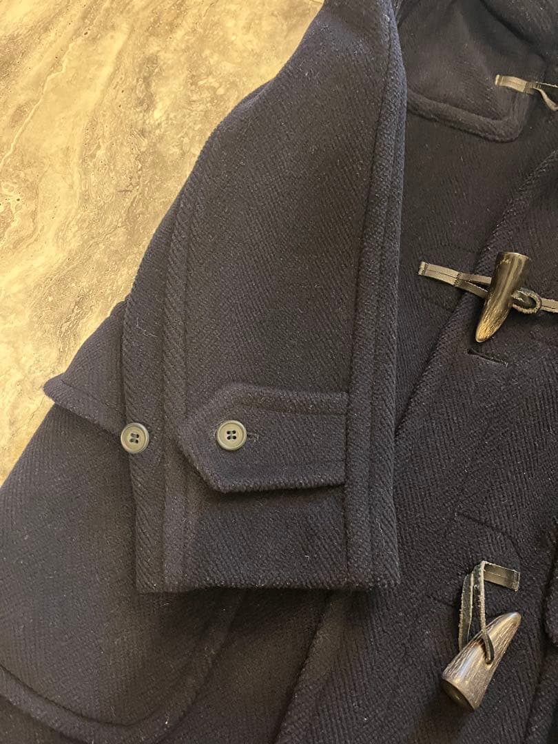 OLD ENGLAND オールドイングランド ダッフルコート　ネイビー　8