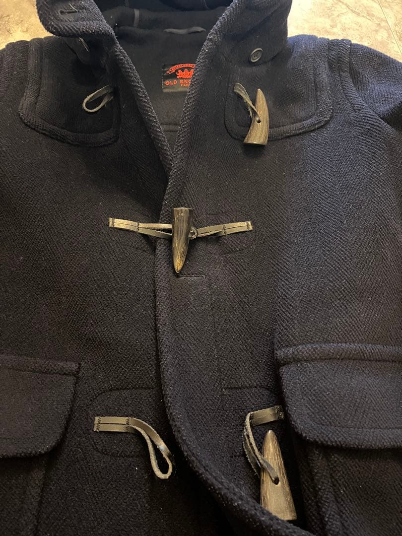 OLD ENGLAND オールドイングランド ダッフルコート　ネイビー　8