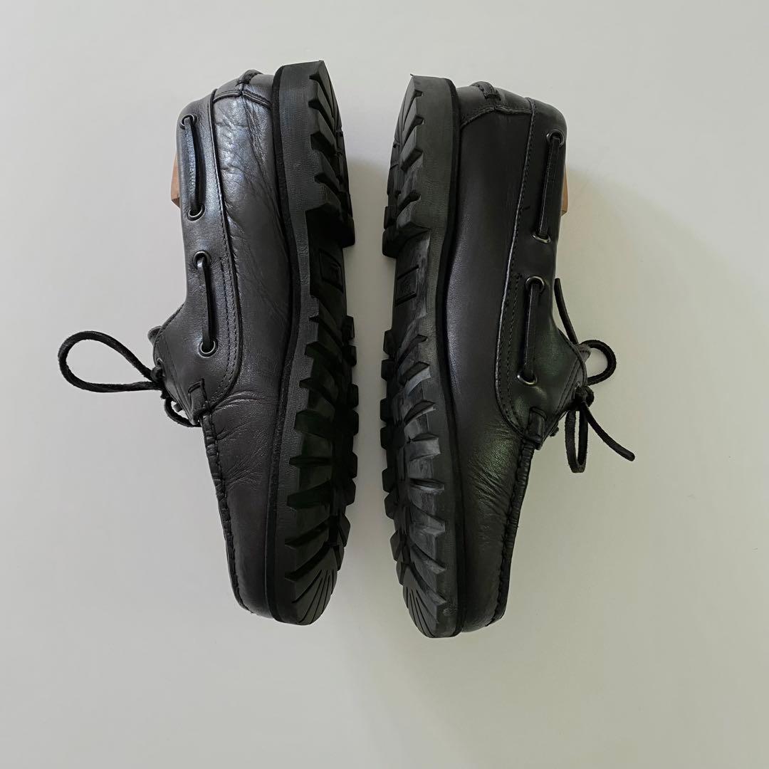 美品 paraboot birth ブラック 6H デッキシューズ バース