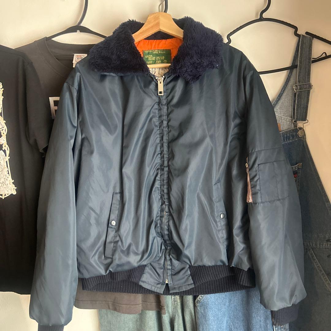 ネイビー B15フライトジャケット