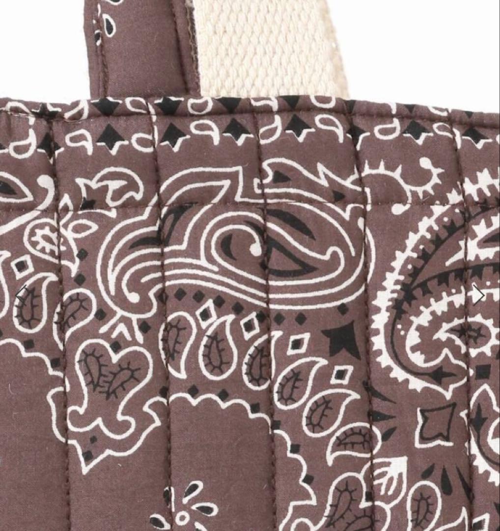 未使用品IENA MALUS BANDANA QUILTING BIGBAG