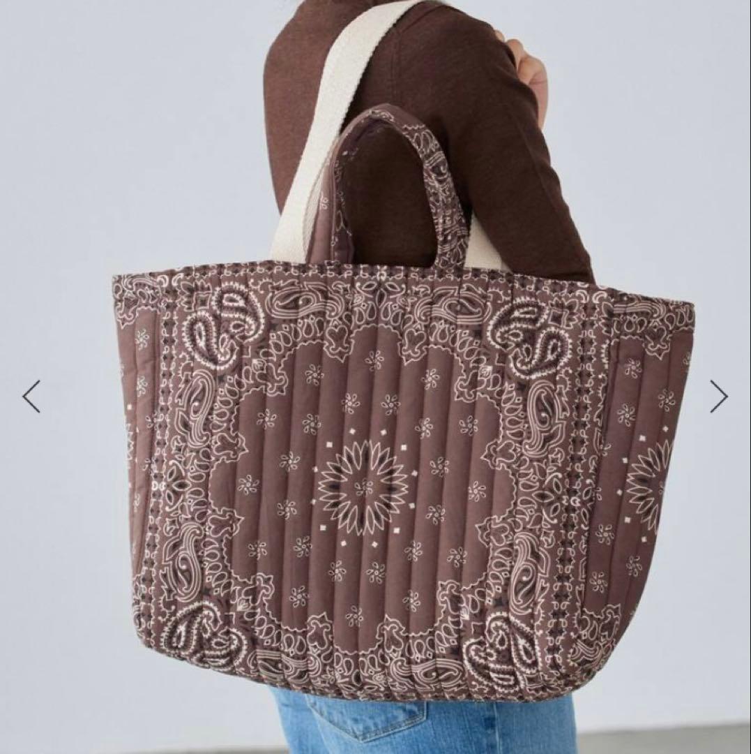 未使用品IENA MALUS BANDANA QUILTING BIGBAG